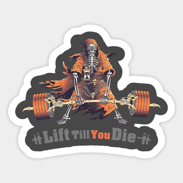 Dead Lifter Sticker by HansBorchardt